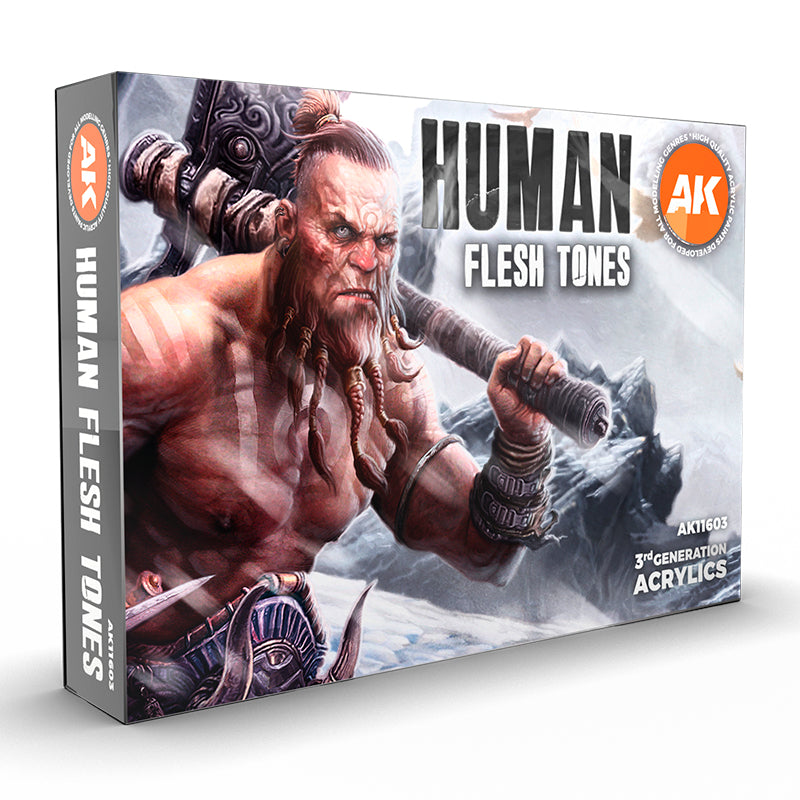Acrylics 3GEN sets :Human Flesh Tones