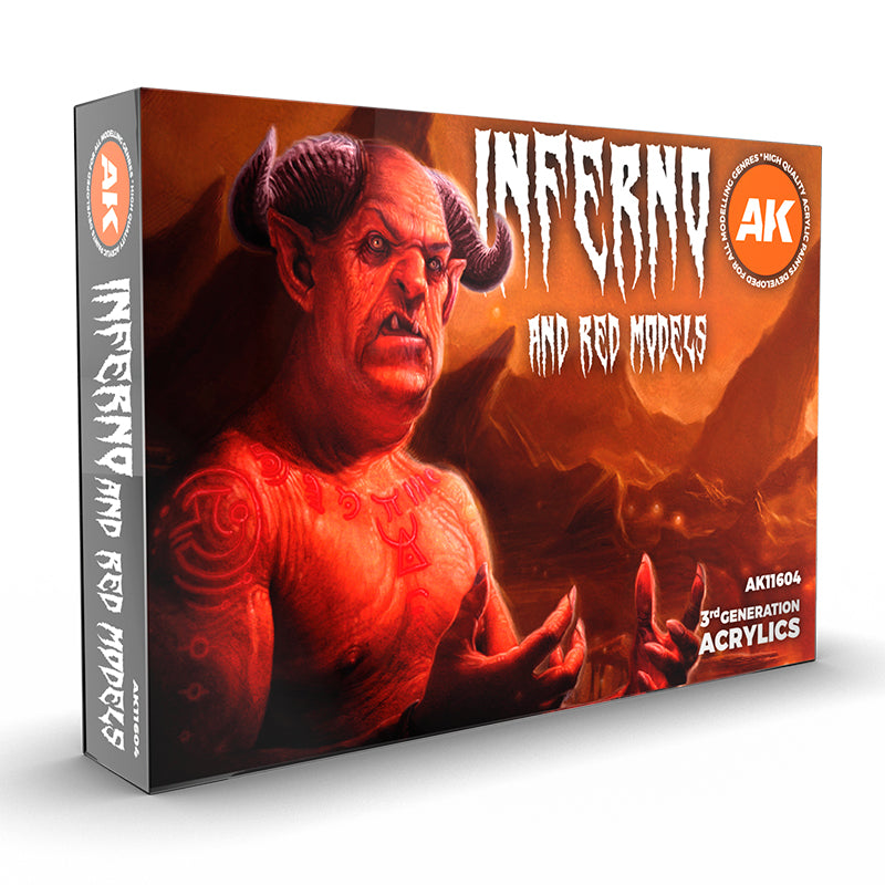 Acrylics 3GEN sets :Inferno And Red Creatures
