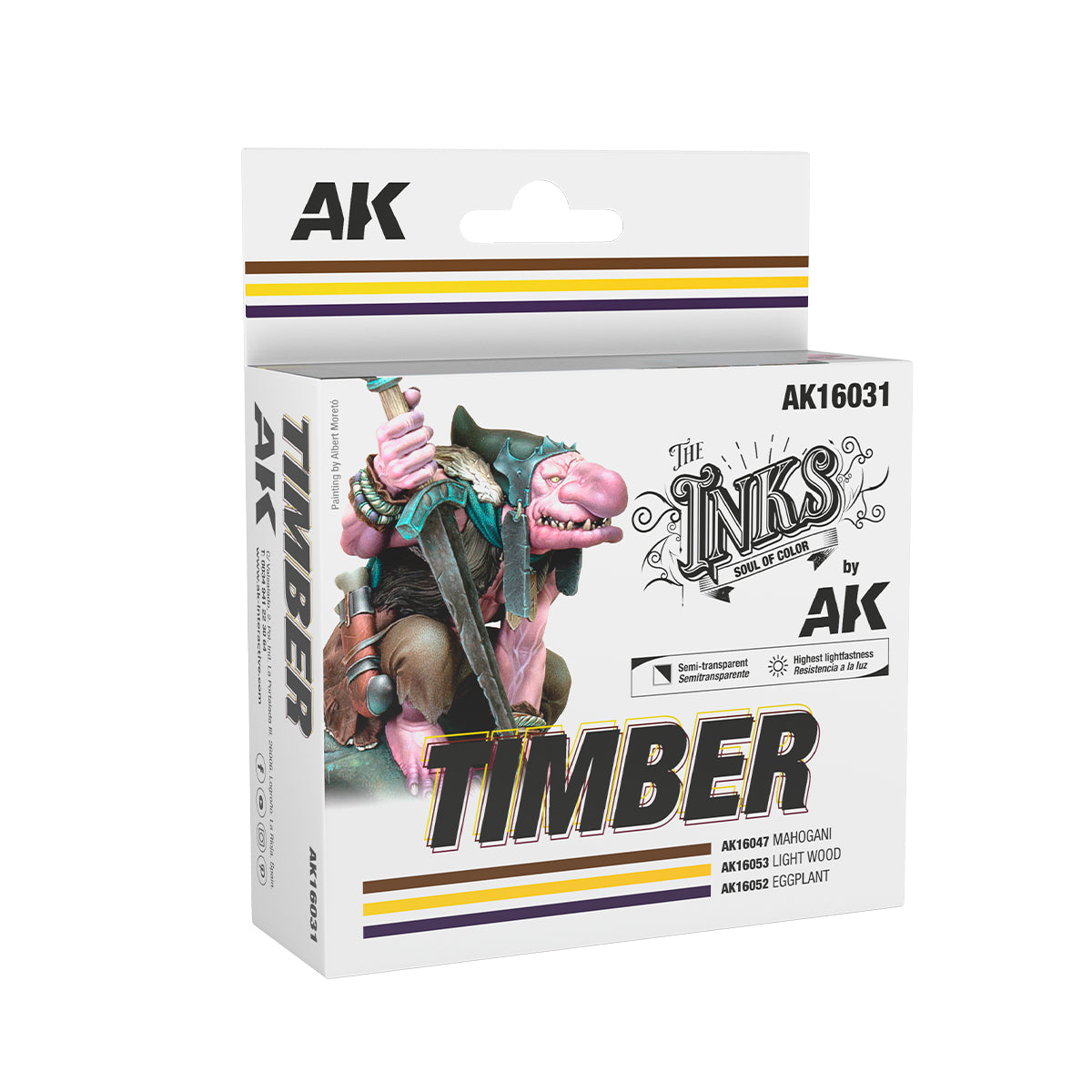 The Inks (encres) :Timber colors set
