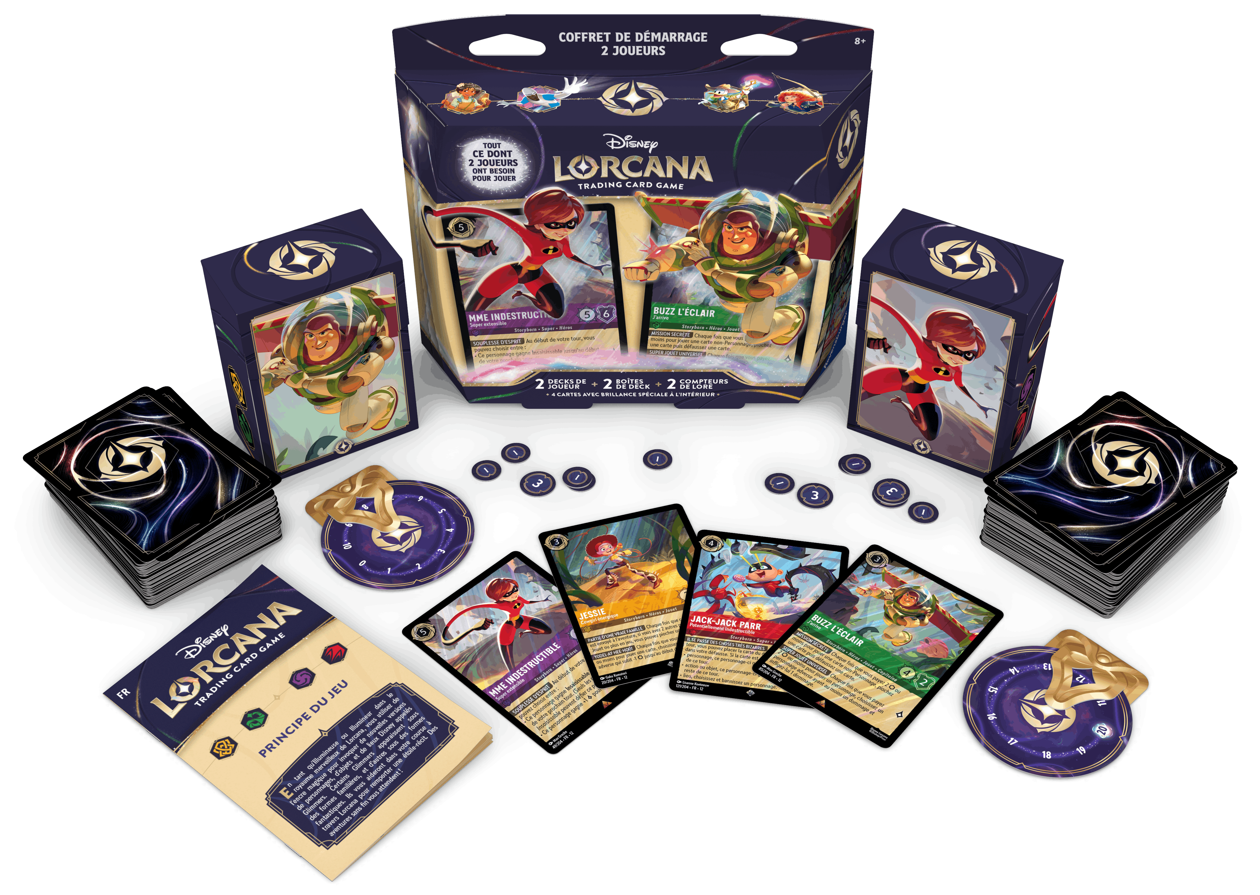 Lorcana Set 12 Contrées Inconnues - Decks Préconstruits 2 joueurs (Précommandes sortie le 15 mai)