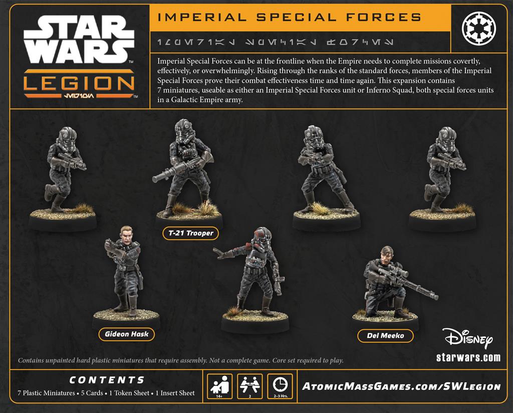 Star Wars Légion : Imperial Special Forces