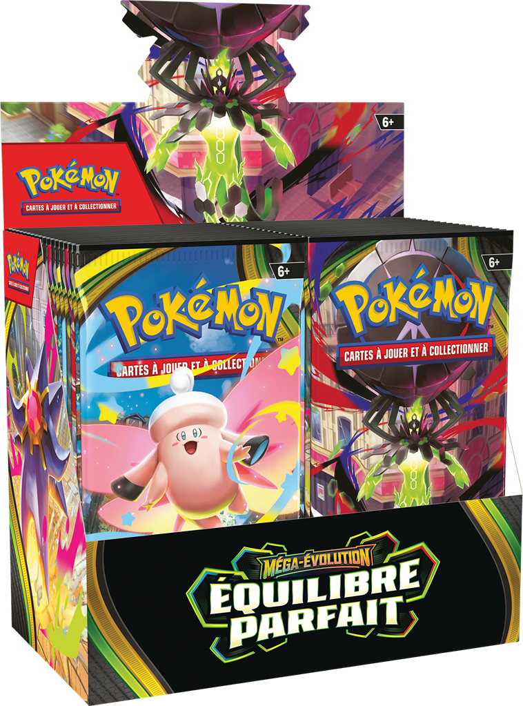 Pokémon ME03 : Boite de 36 boosters Méga-Evolution Equilibre Parfait en Francais (Limité à un exemplaire par client )