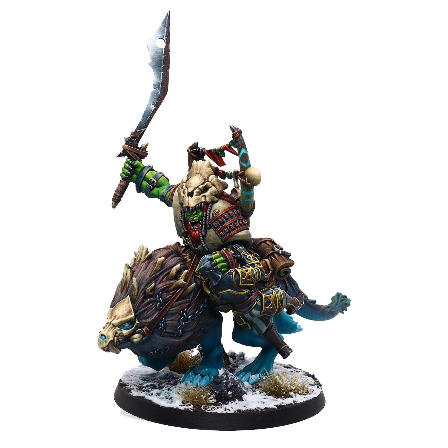 Warcrow - Mounted Wrathmane en Francais
