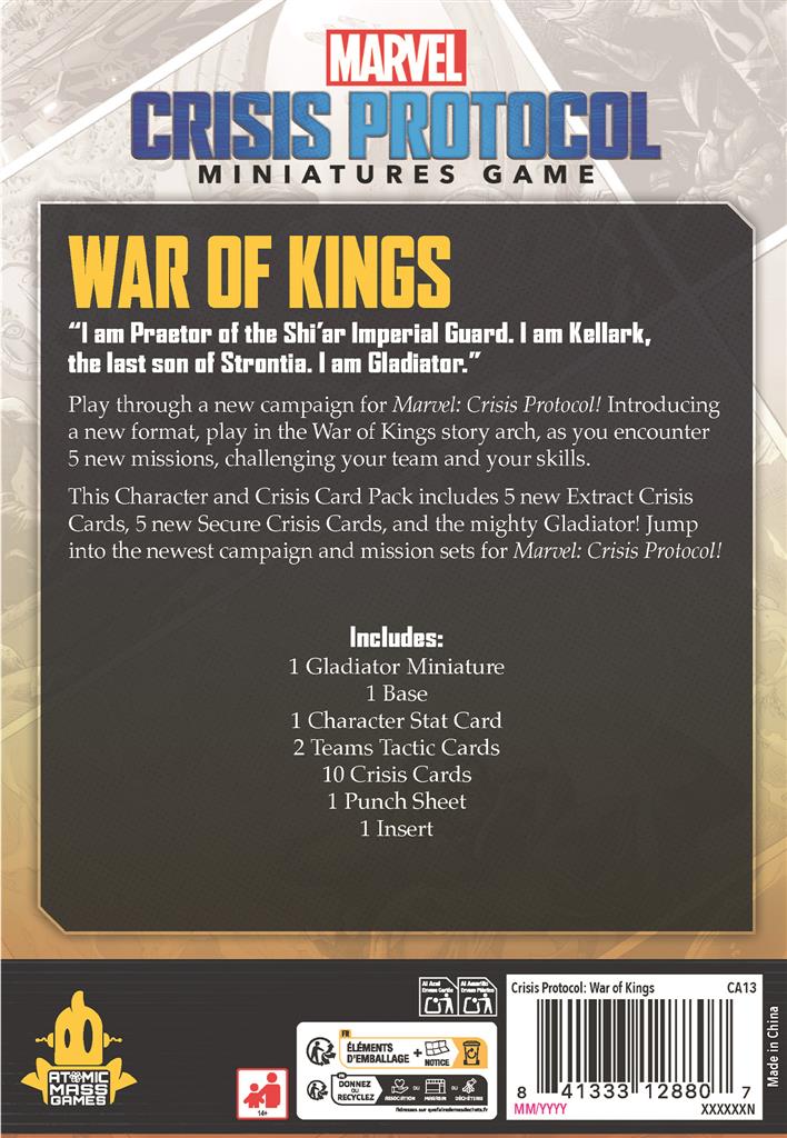 Marvel Crisis Protocol – War of Kings & Crisis Cards (Extension)