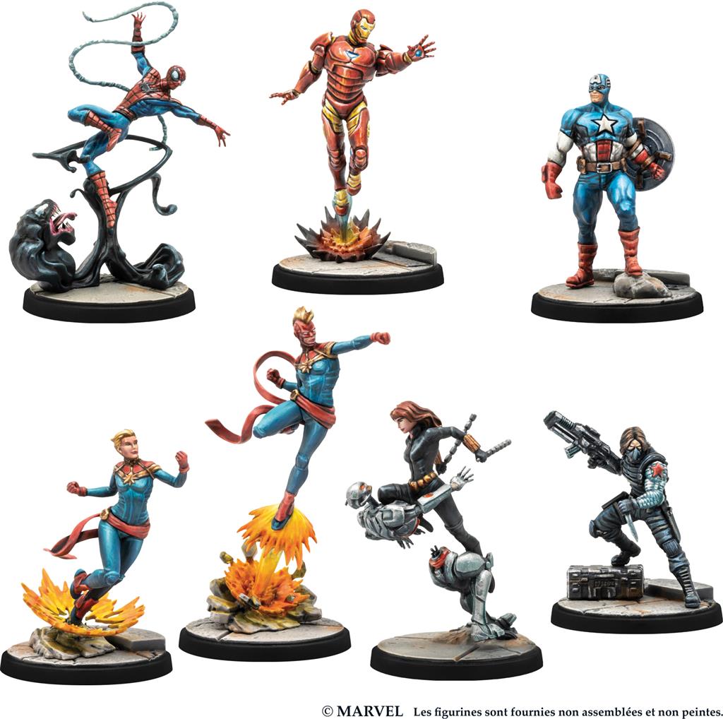 Marvel Crisis Protocol – Les Plus Puissants de la Terre (Boîte de base)