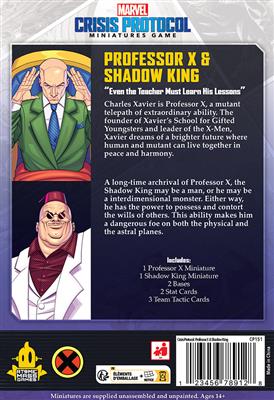 Marvel Crisis Protocol – Professor X & Shadow King (Pack de personnages)