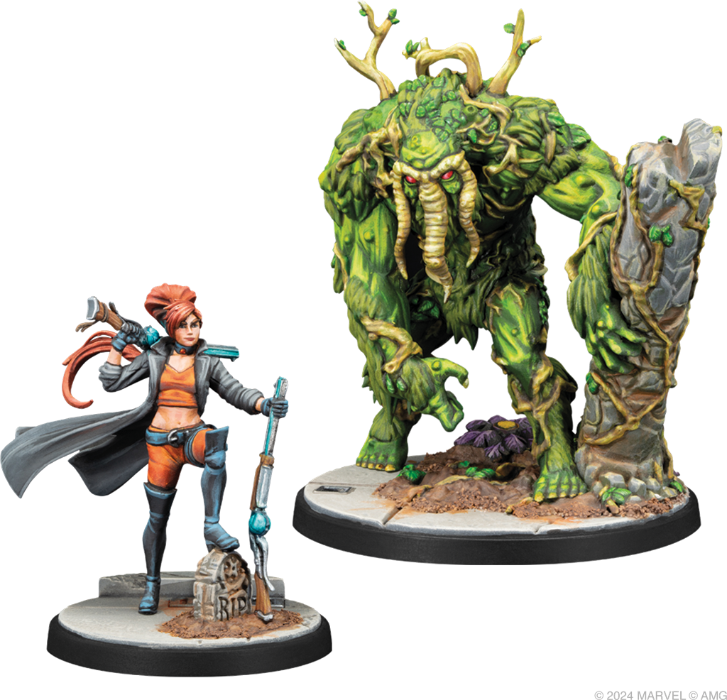 Marvel Crisis Protocol – Elsa Bloodstone & Man-Thing (Pack de personnages)