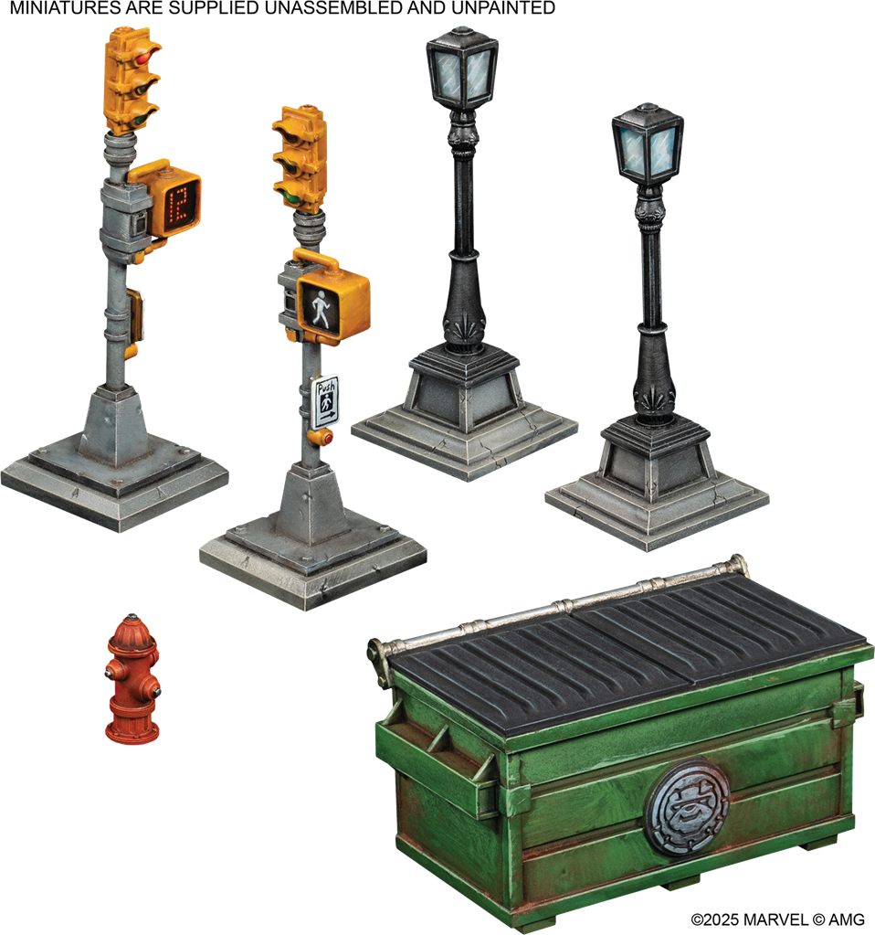 Marvel Crisis Protocol – NYC City Block Collection (Terrain)