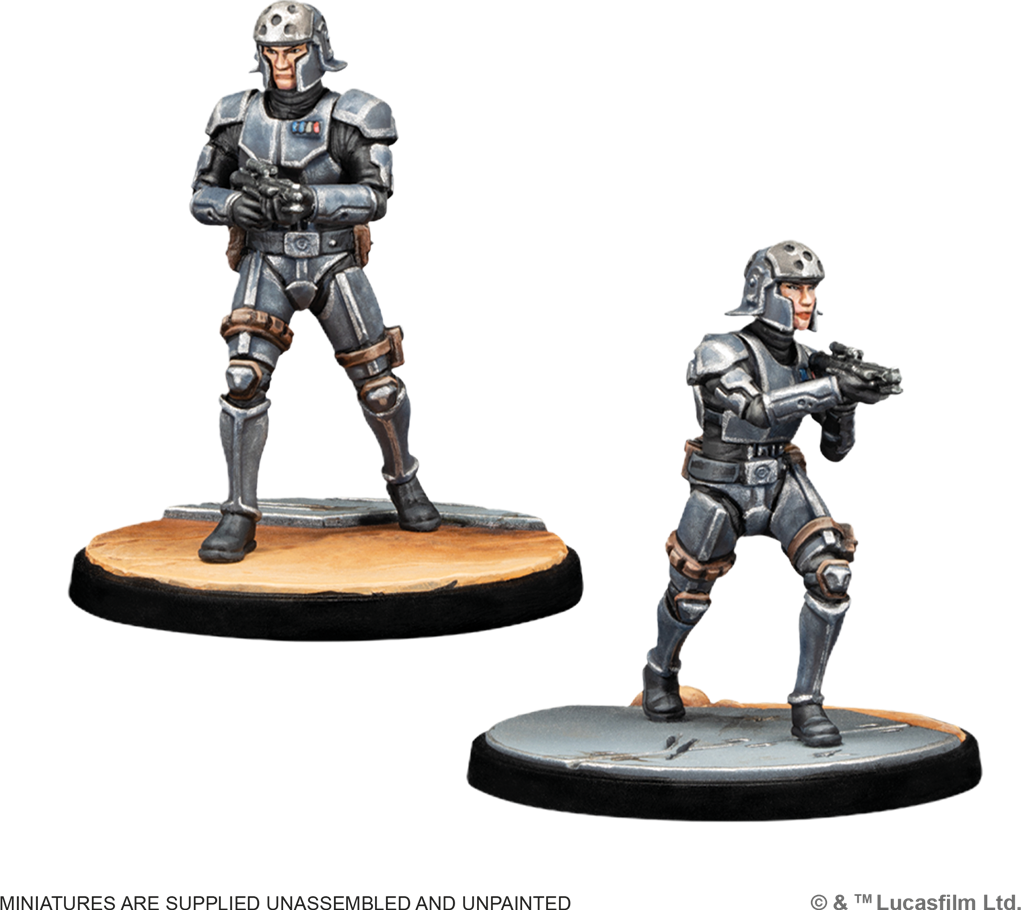 Détail des figurines Not Accepting Surrenders – Star Wars Shatterpoint