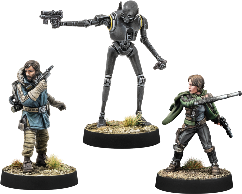 Star Wars Légion : Cassian Andor, Jyn Erso & K-2SO
