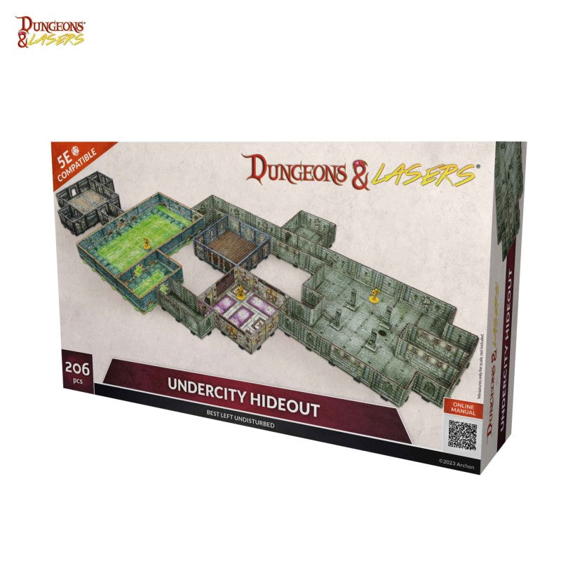 Dungeons & Lasers - Décors - Undercity Hideout ( LIVRAISON GRATUITE)