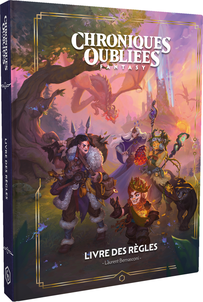 Chroniques Oubliées Fantasy : Livre des règles Deluxe(LIVRAISON GRATUITE)