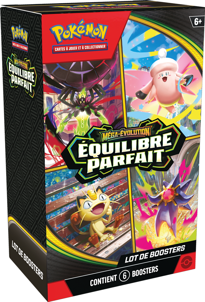Pokémon ME03 : Booster bundle (6 boosters) Méga-Evolution Equilibre Parfait en Francais
