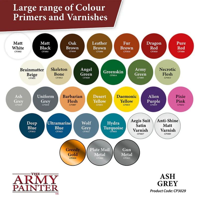 Army Painter - Bombes de sous-couche - Matt Black