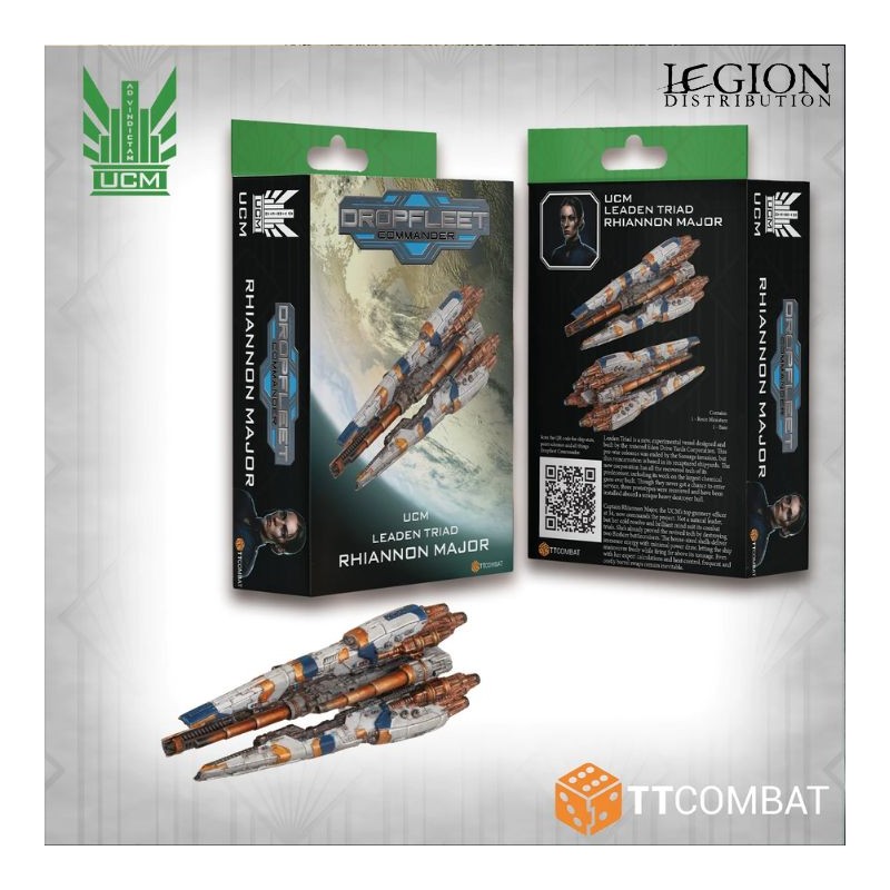 Dropfleet Commander - Rhiannon Major - Leaden Triad (Précommandes sortie en juin 2026)
