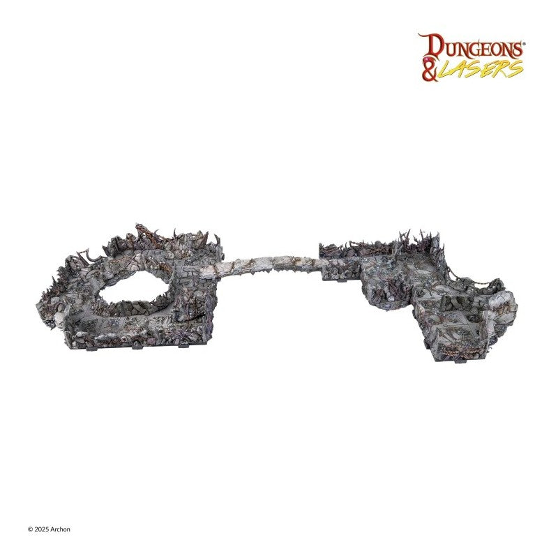 Dungeons & Lasers - Décors - DEMONIC CAVES Prépeint (LIVRAISON GRATUITE)