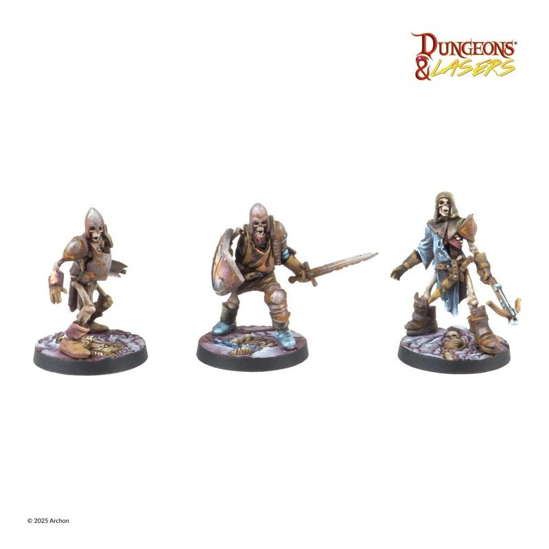 Dungeons & Lasers - Figurines - Skeleton Crew