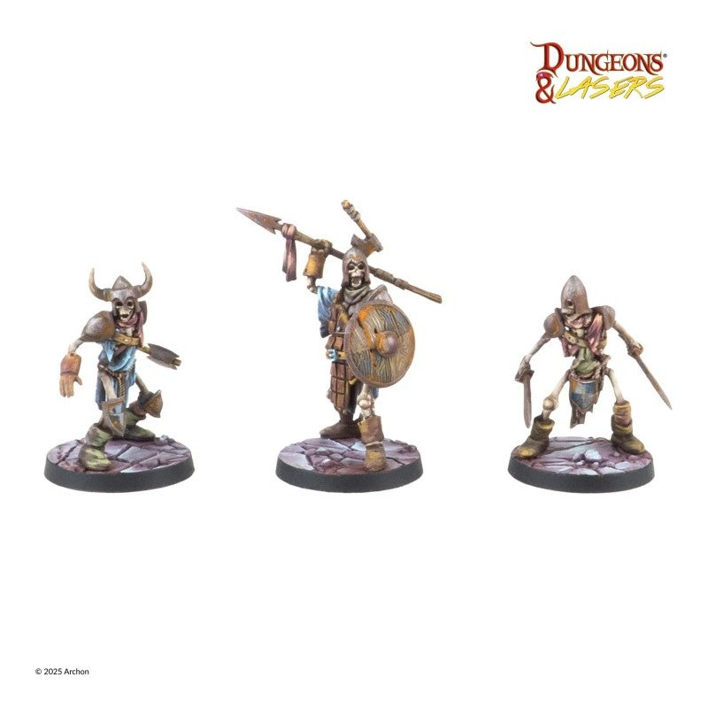 Dungeons & Lasers - Figurines - Skeleton Crew