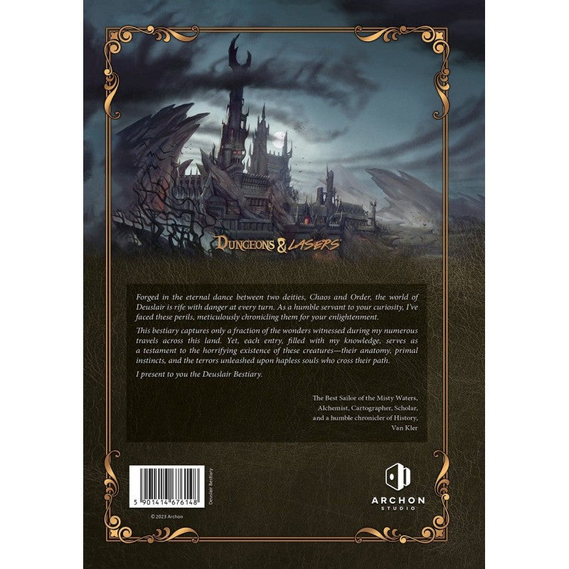 Dungeons & Lasers - The World of Deuslair : Bestiary Book (ENG) ( LIVRAISON GRATUITE )