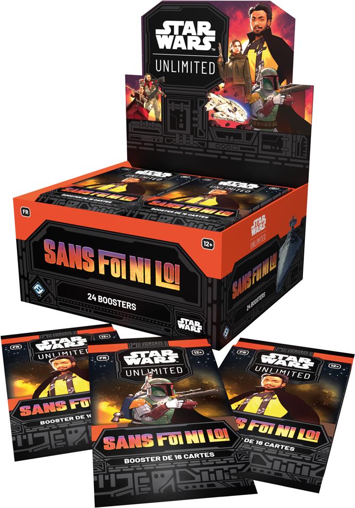 Star Wars Unlimited : Sans Foi Ni Loi Display de 24 boosters en Francais