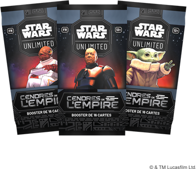 Star Wars Unlimited : Cendres de l'Empire - Display 24 Boosters en Francais