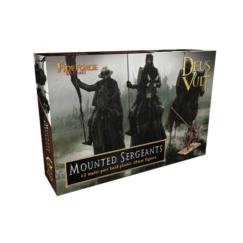 Fireforge - Medieval - Western armies - Mounted sergeants / Sergents à cheval