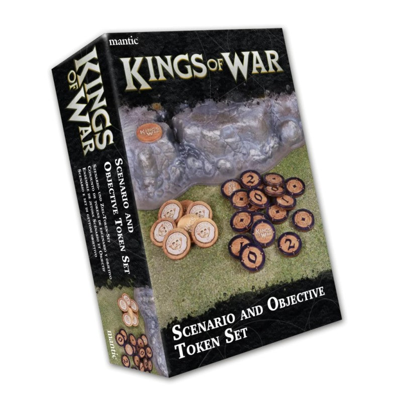 Kings of War - Ensemble de jetons Scenario et Objectif (Sortie début décembre 2025)
