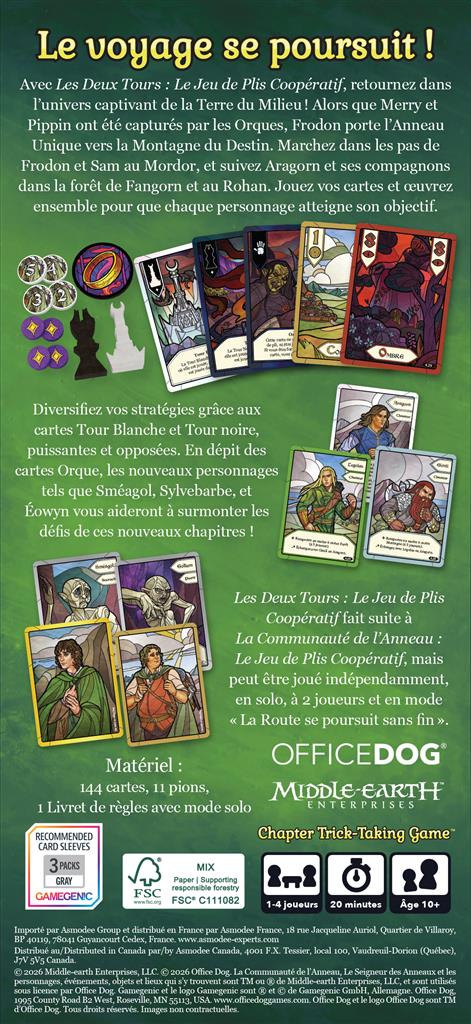 Les Deux Tours : le Jeu de Plis Coopératif