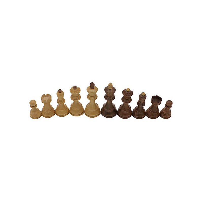 Pièces échecs Russian zagreb buis/acacia n°5 (LIVRAISON GRATUITE)