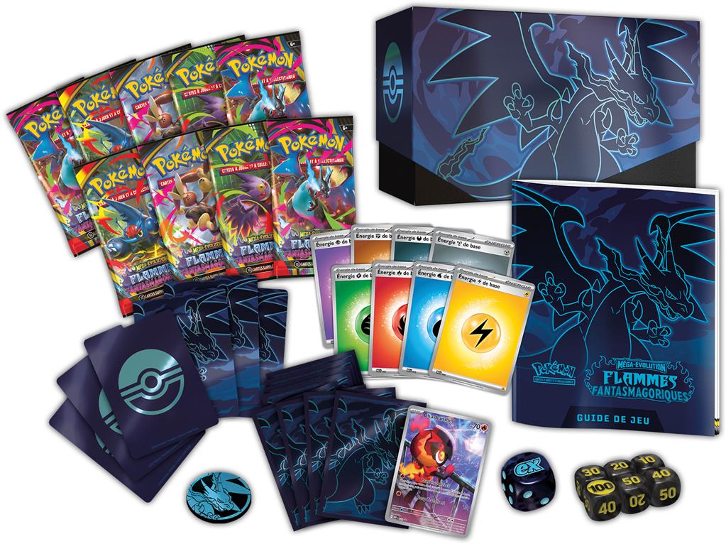 Pokémon ME02 : coffret Dresseur d'Elite Méga-Dracaufeu X-ex (Limité à un exemplaire par client) (LIVRAISON GRATUITE)
