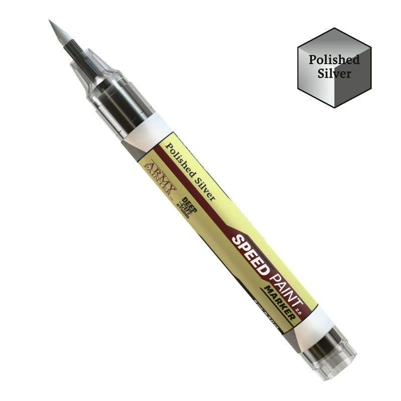 Army Painter Speedpaint Markers - Polished Silver
