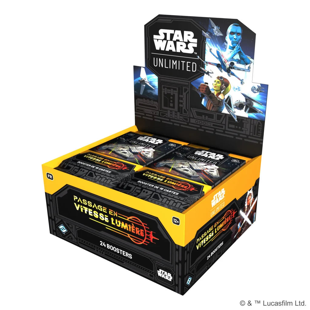 Star Wars Unlimited : Passage Vitesse Lumière boite de boosters en francais (x24)