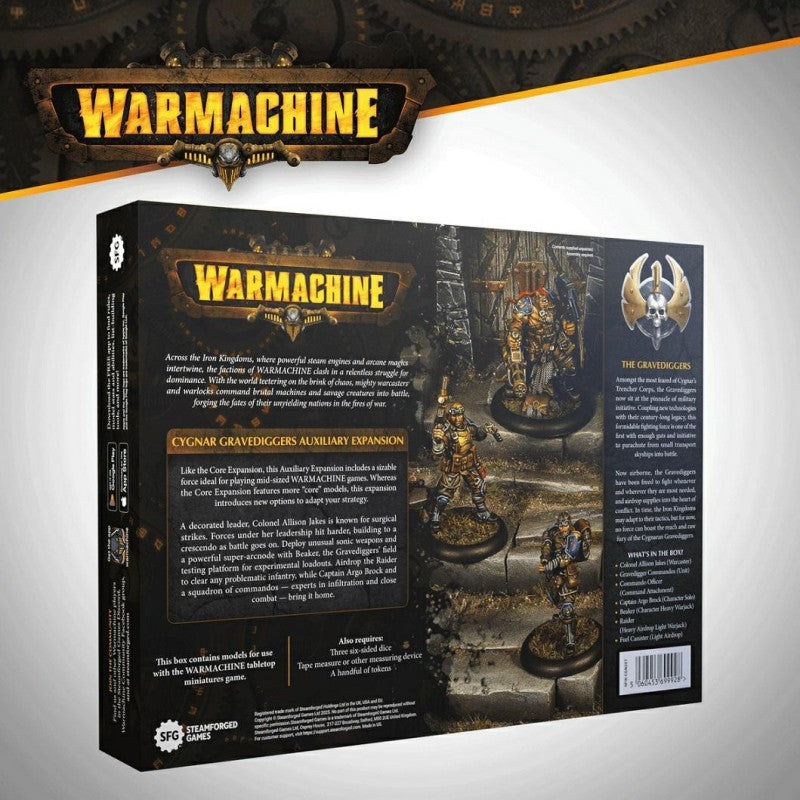 WARMACHINE - CYGNAR GRAVEDIGGERS AUXILIARY EXPANSION en Anglais (LIVRAISON GRATUITE)