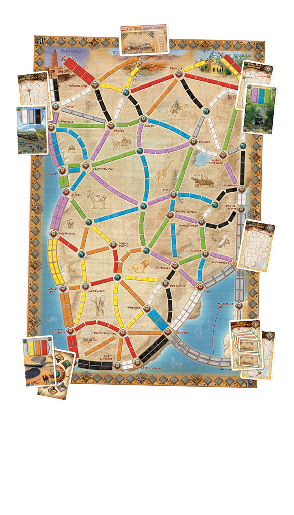 Les Aventuriers du Rail : Afrique (Extension)