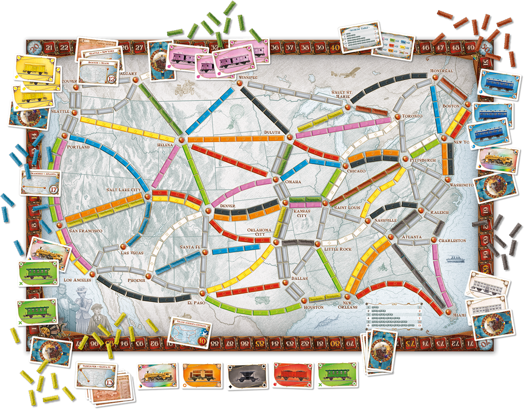 Les Aventuriers du Rail : USA (EN STOCK)