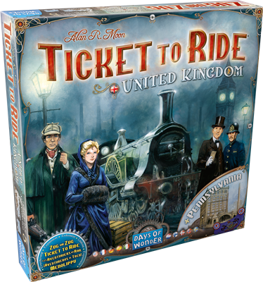 Les Aventuriers du Rail : UK/Pennsylvanie (Extension)