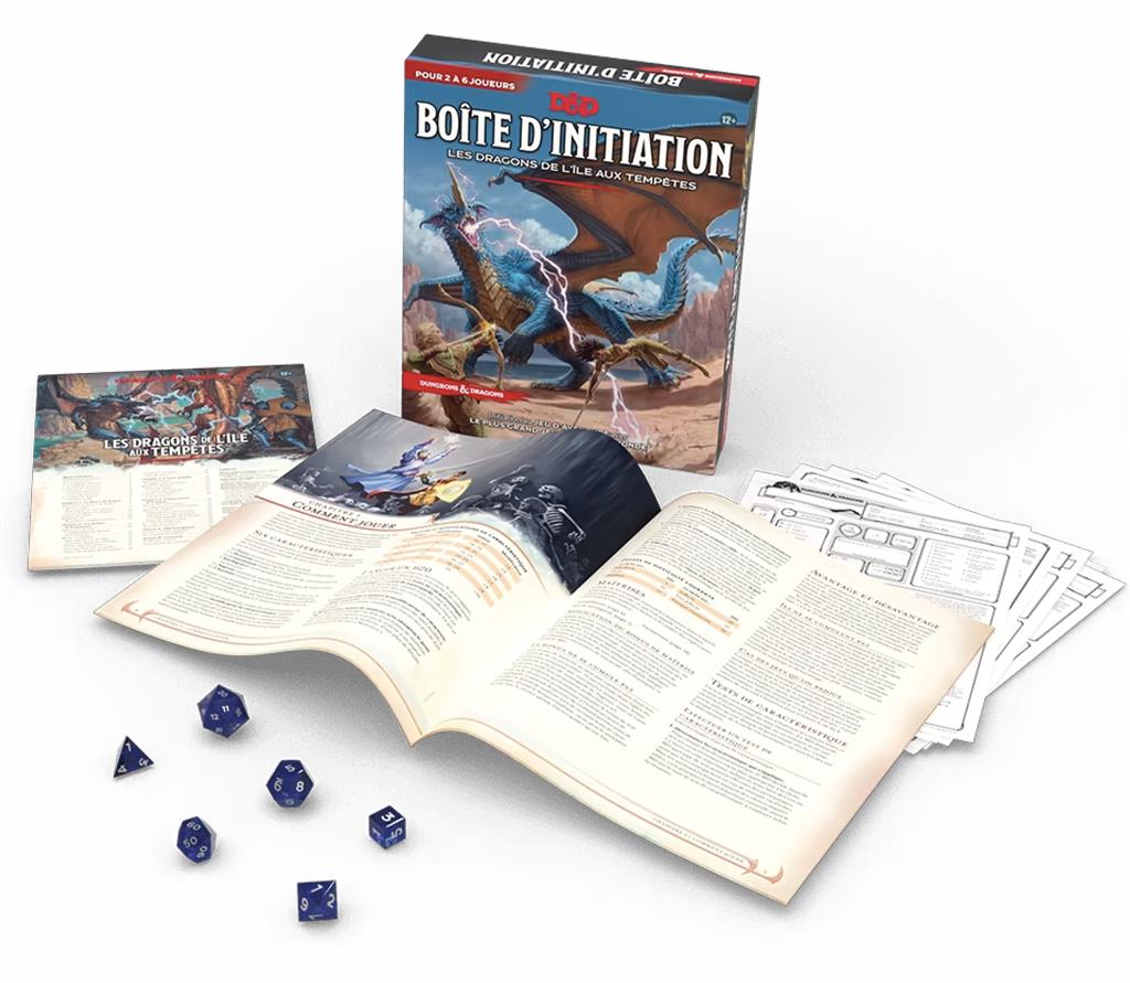 D&D5 : Kit Initiation : Dragons l’Île aux Tempêtes