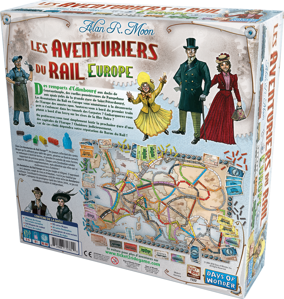 Les Aventuriers du Rail : Europe (EN STOCK)