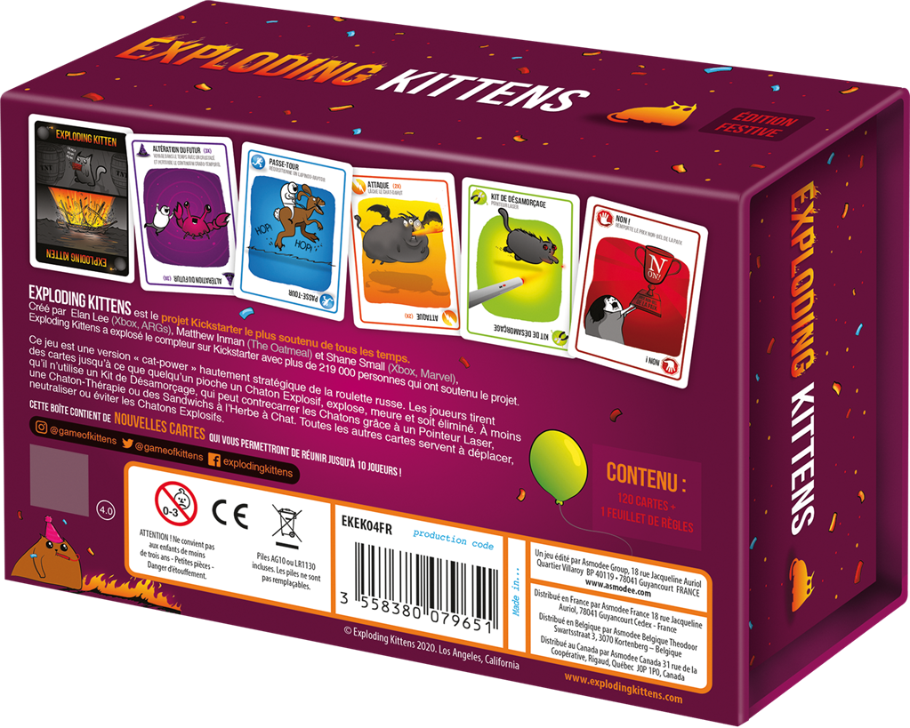 Exploding Kittens : Édition Festive