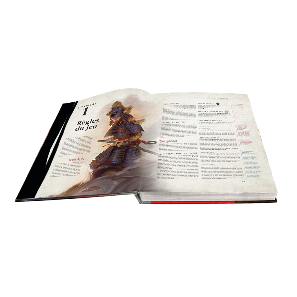 Légende des 5 Anneaux JDR : Livre de Règles (LIVRAISON GRATUITE)