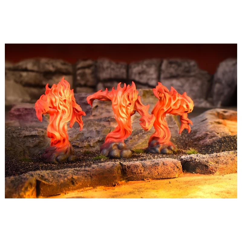 Kings of War Forces de la Nature -RÉGIMENT D'ÉLÉMENTAIRES DE FEU