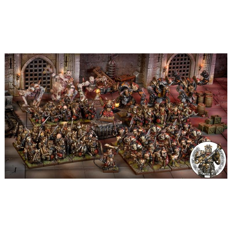 Kings of War Nains Abyssaux -MÉGA ARMÉE (LIVRAISON GRATUITE)