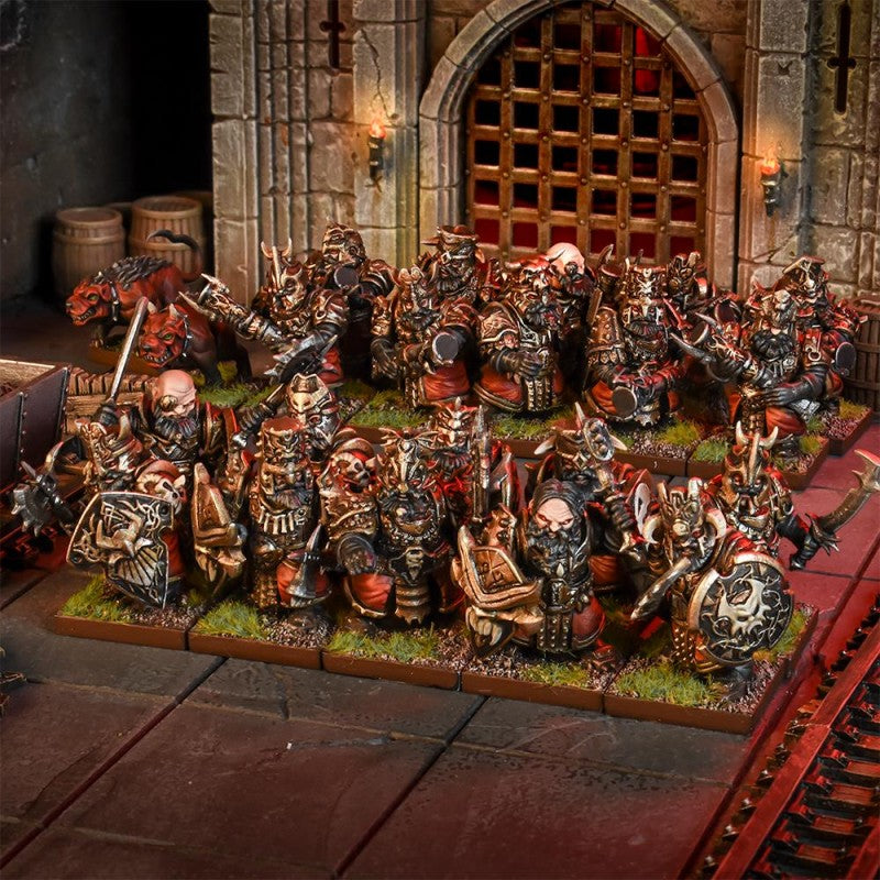 Kings of War Nains Abyssaux -MÉGA ARMÉE (LIVRAISON GRATUITE)