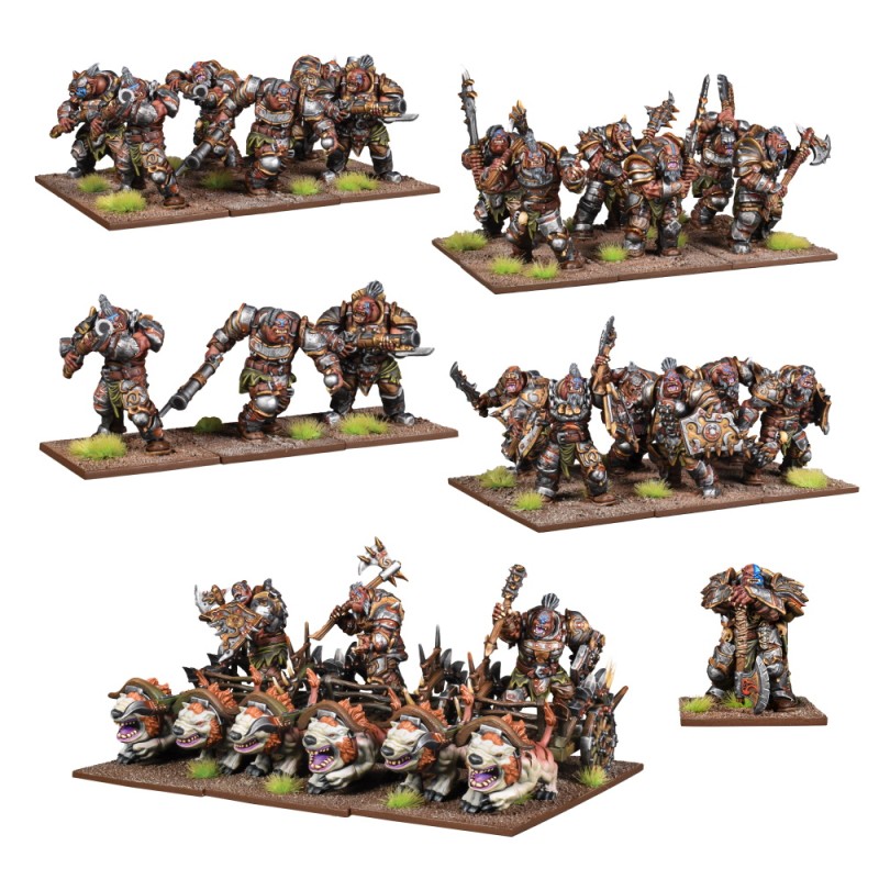 Kings of war ogres - MÉGA ARMÉE (LIVRAISON GRATUITE)