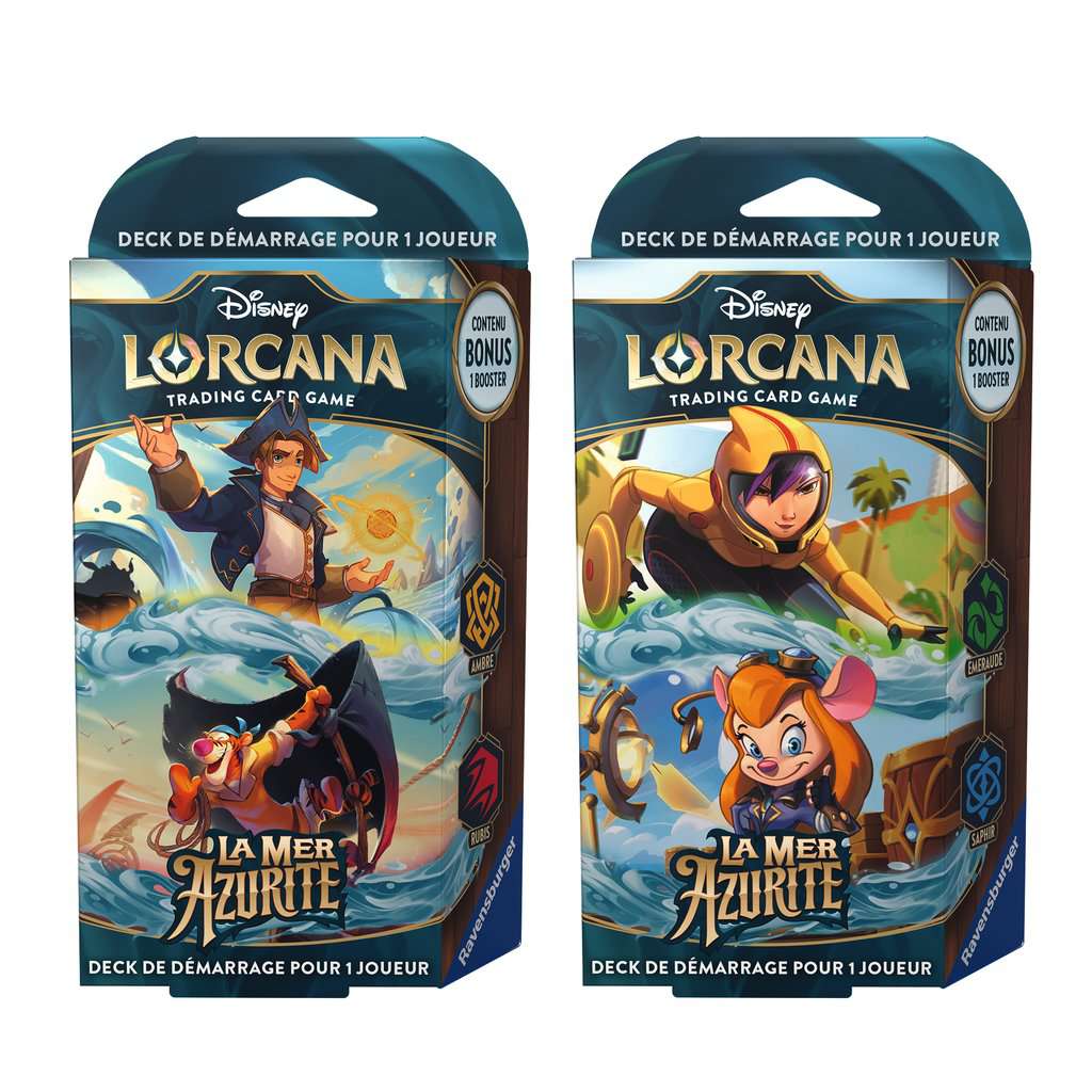 Disney Lorcana Set 6 - deck de démarrage Émeraude & Saphir (EN STOCK)