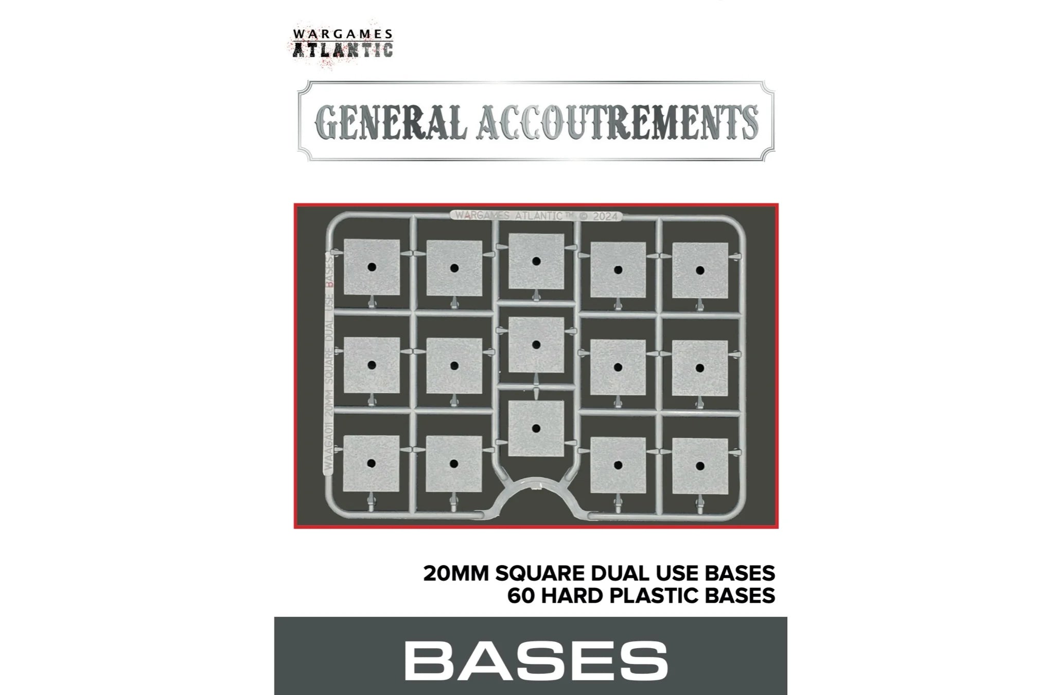 WargamesAtlantic :  20mm Dual Use Bases (X60)