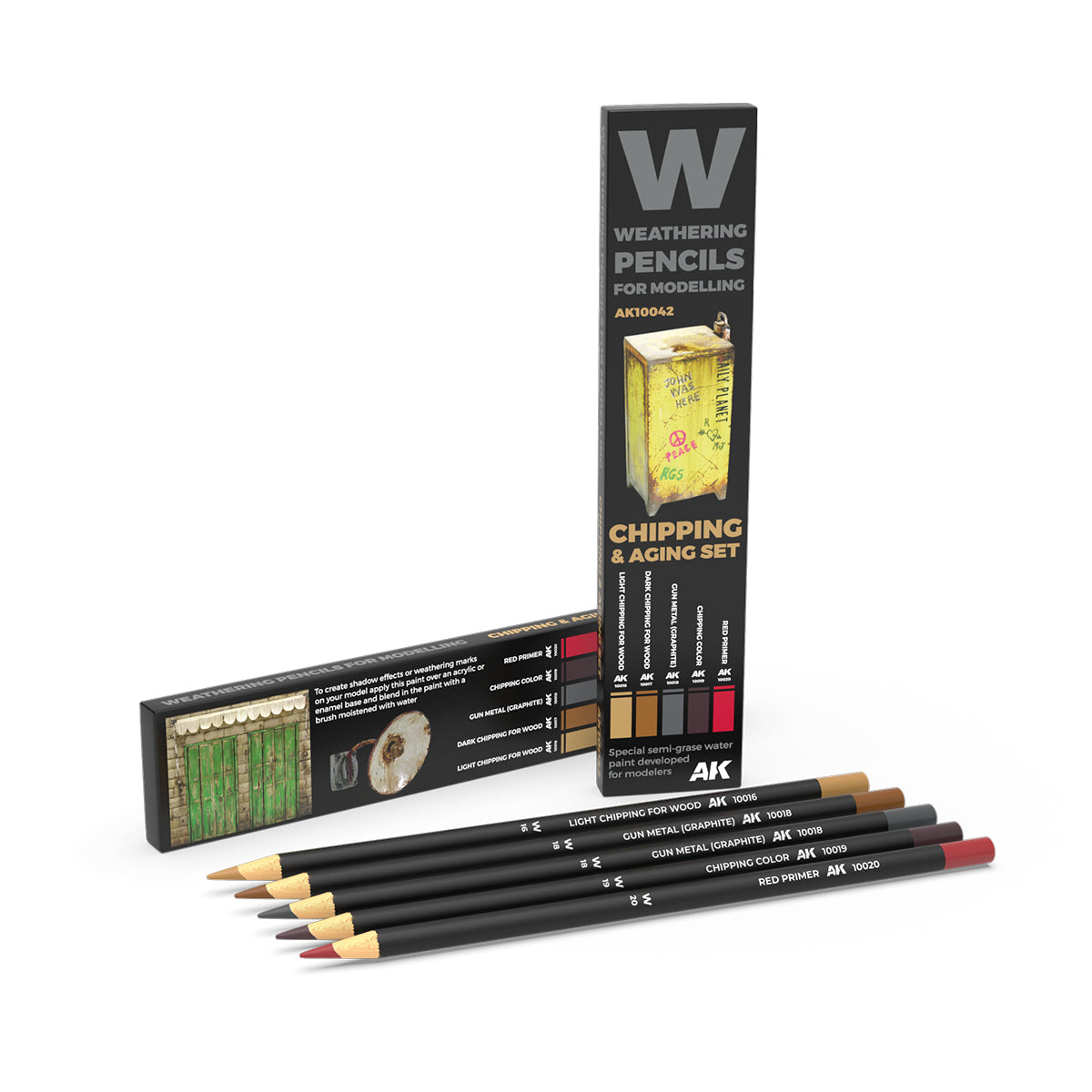 Watercolor - Chipping & Aging set