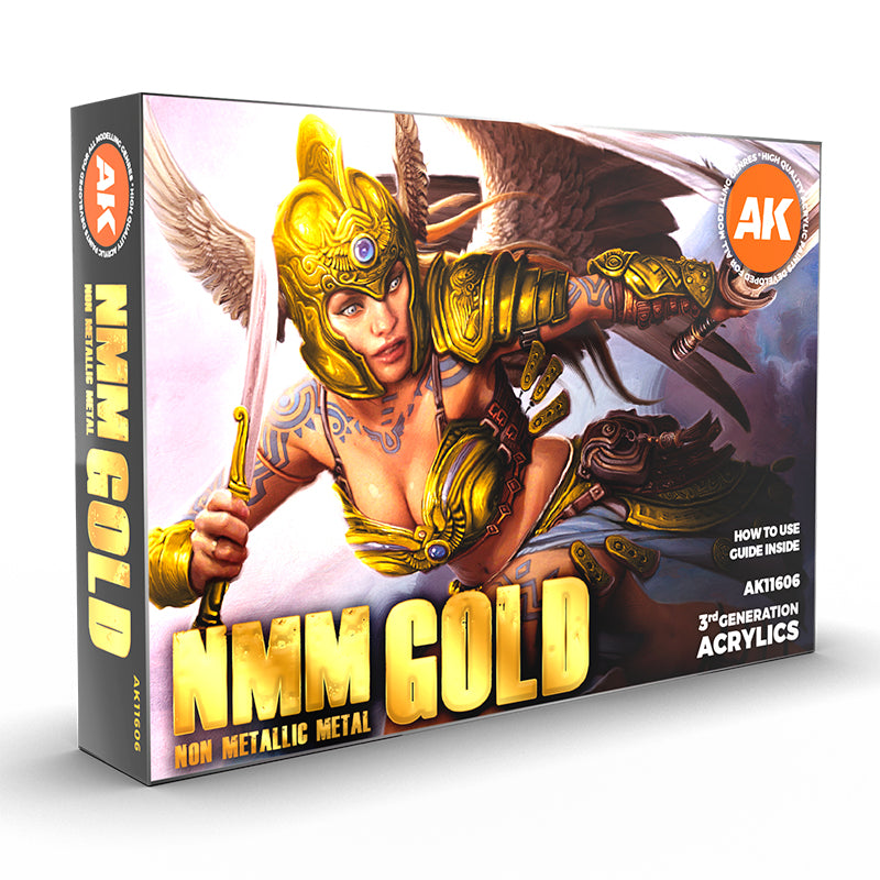 Acrylics 3GEN sets :Non Metallic Metal: Gold