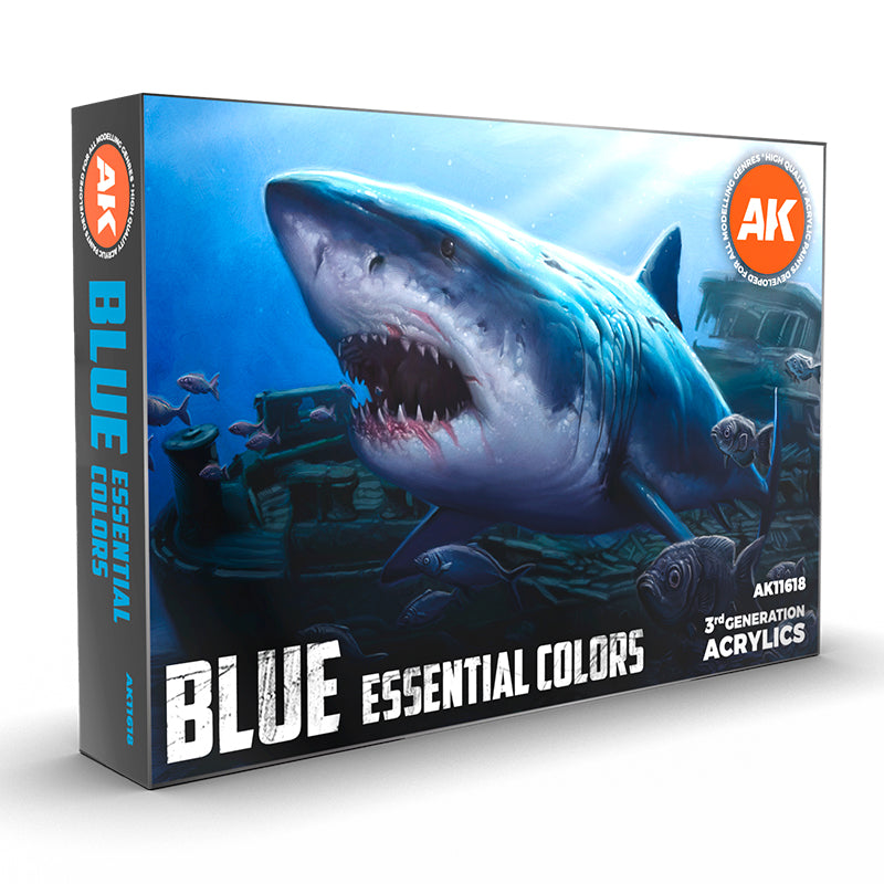 Acrylics 3GEN sets :Blue Essential Colors 3gen Set