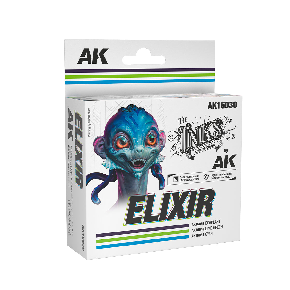 The Inks (encres) :Elixir color set